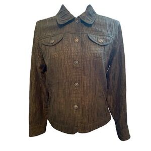 NWT 10P Ruby Rd. Petite Women’s Jacket Coat Outerwear Brown Casual Formal Fall